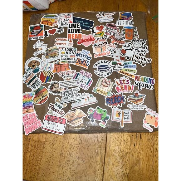 Over 40 Kindle Book Bookish Stickers - Picture 3 of 4